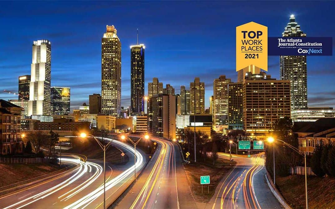 The Atlanta Journal-Constitution Names Capstone Hospice a Winner of the Atlanta Top Workplaces 2021 Award
